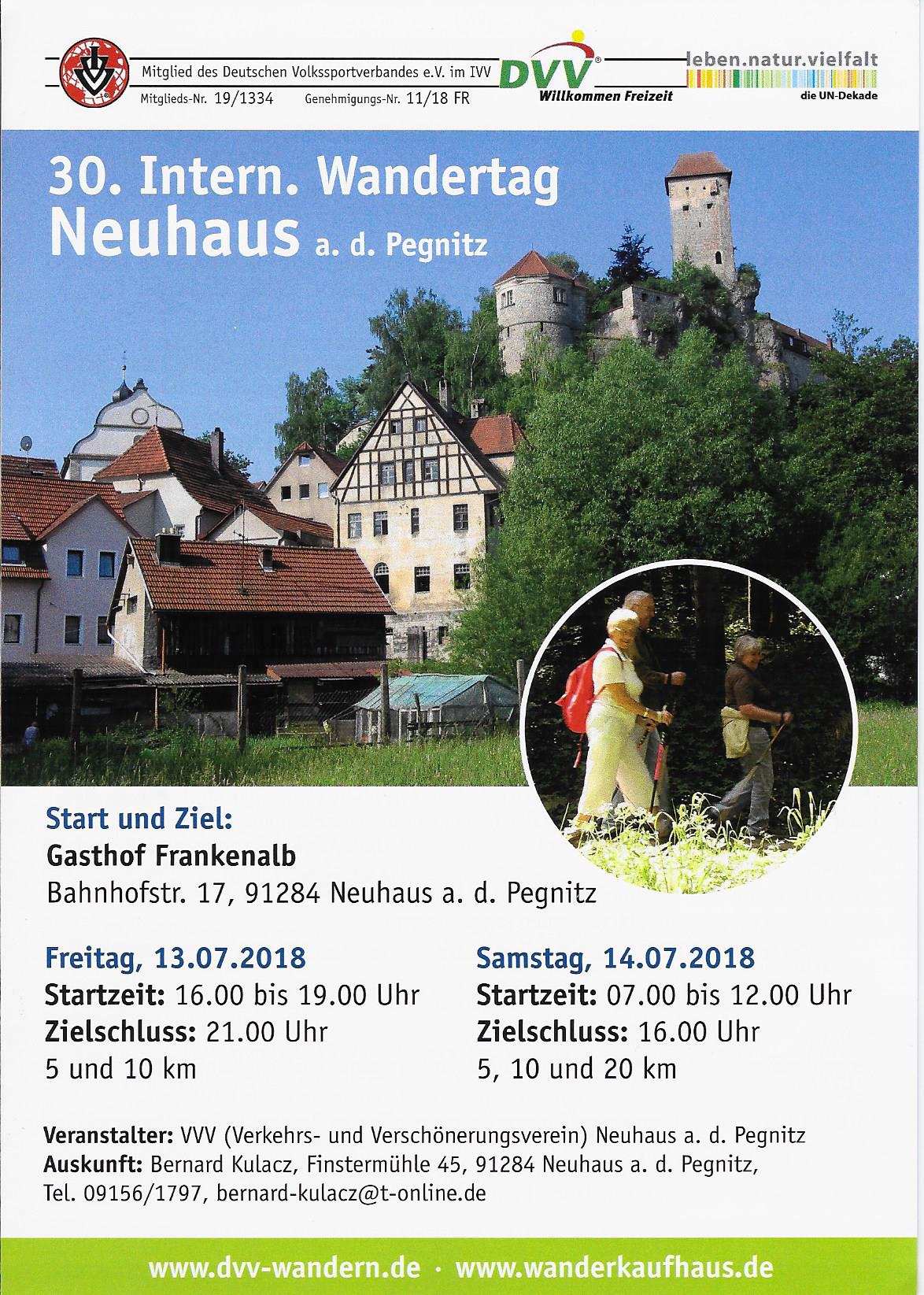 Ausschreibung Neuhaus a.d. Pegnitz 2018